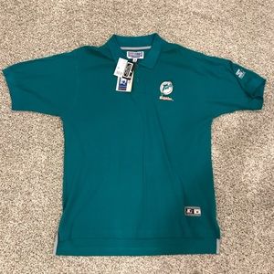 Vintage NWT NFL Dolphins Starter Pro Line Polo